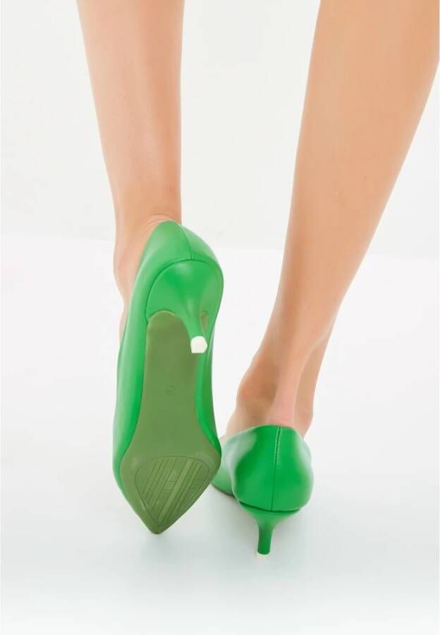 Cesare Gaspari Elegante Luxe Pumps Groen Green Dames