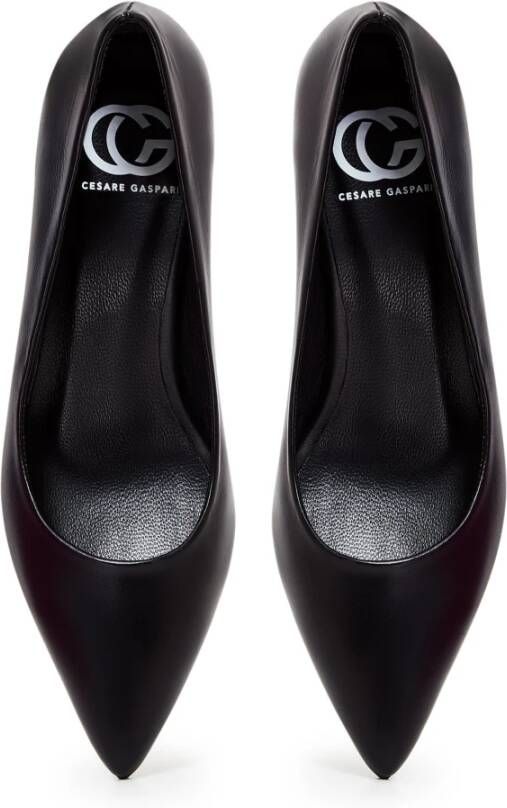 Cesare Gaspari Elegante Luxe Pumps Zwart Black Dames