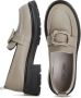 Cesare Gaspari Elegante Platform Loafers Grijs Gray Dames - Thumbnail 8