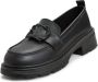 Cesare Gaspari Elegante Platform Loafers in Zwart Black Dames - Thumbnail 7