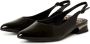 Cesare Gaspari Elegante Slingback Ballerina's Zwart Black Dames - Thumbnail 2