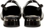 Cesare Gaspari Elegante Slingback Ballerina's Zwart Black Dames - Thumbnail 3