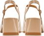 Cesare Gaspari Elegante Slingback Pumps Beige Dames - Thumbnail 4