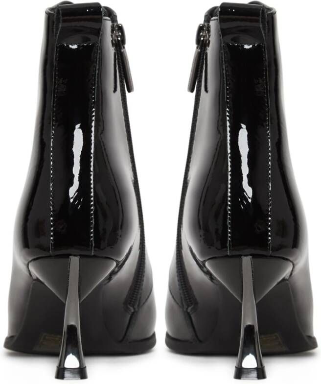 Cesare Gaspari Elegante Stiletto Enkellaarzen Black Dames