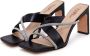 Cesare Gaspari Elegante Zwarte Hoge Hakken Sandalen Black Dames - Thumbnail 3