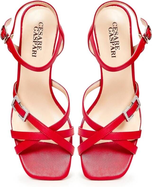 Cesare Gaspari Elevate Sandalen Rood Red Dames