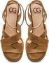 Cesare Gaspari Evelyn Blokhak Sandalen Beige Dames - Thumbnail 6