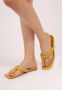 Cesare Gaspari Gele Open Teen Sandalen Yellow Dames - Thumbnail 6