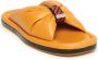 Cesare Gaspari Gele platte zool sandalen Yellow Dames - Thumbnail 3