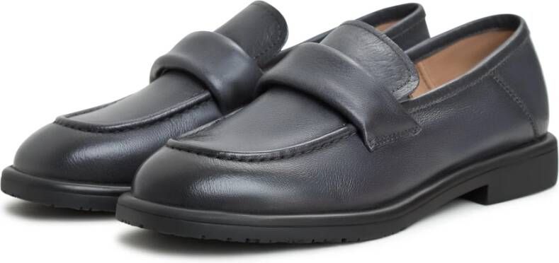 Cesare Gaspari Grijze Blokhak Loafers Stephanie Gray Dames