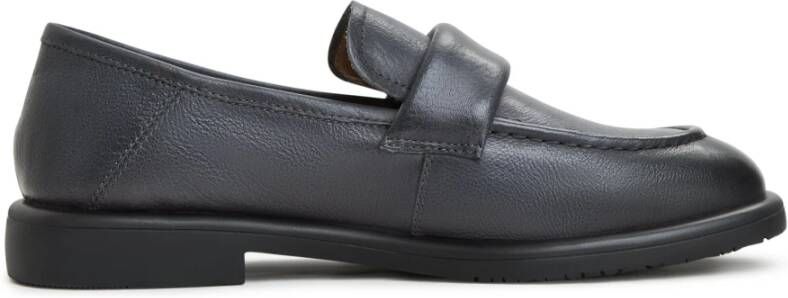 Cesare Gaspari Grijze Blokhak Loafers Stephanie Gray Dames