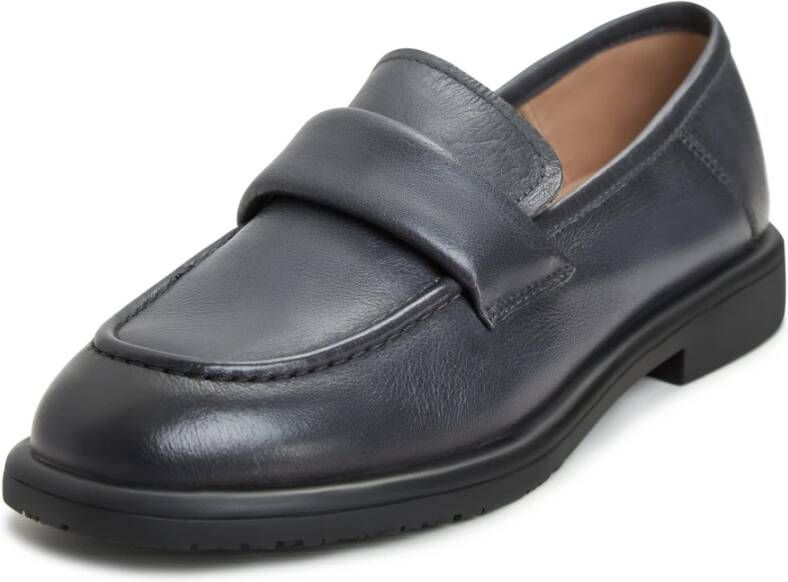 Cesare Gaspari Grijze Blokhak Loafers Stephanie Gray Dames