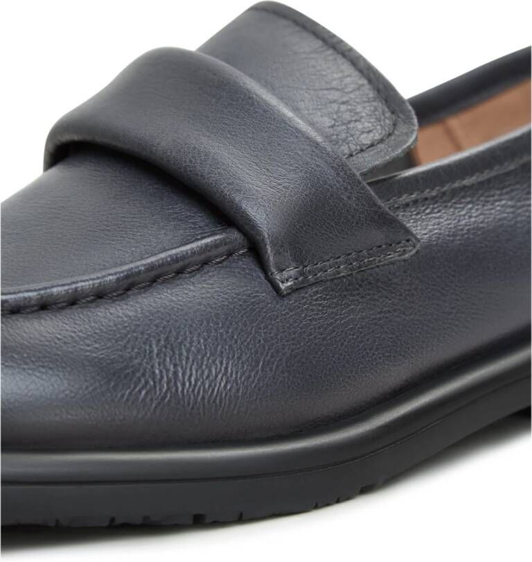 Cesare Gaspari Grijze Blokhak Loafers Stephanie Gray Dames