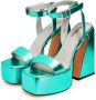 Cesare Gaspari Groene hooggehakte elegante sandalen Green Dames - Thumbnail 3