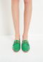 Cesare Gaspari Groene leren loafers Green Dames - Thumbnail 8