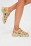 Cesare Gaspari Groene Leren Plateau Sandalen Joanna Green Dames - Thumbnail 9