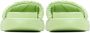 Cesare Gaspari Groene Platform Slippers Green Dames - Thumbnail 4