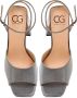 Cesare Gaspari Jewel Block Heels Sandalen Aurora Gray Dames - Thumbnail 3