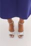 Cesare Gaspari Jewel Block Heels Sandals Aurora Gray Dames - Thumbnail 6