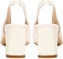 Cesare Gaspari Klassieke Blokhak Sandalen Beige Dames - Thumbnail 7