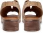 Cesare Gaspari Klassieke Blokhak Sandalen Brown Dames - Thumbnail 5