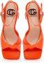 Cesare Gaspari Klassieke blokhak sandalen Oranje Orange Dames - Thumbnail 7