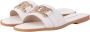 Cesare Gaspari Klassieke Leren Sandalen White Dames - Thumbnail 2