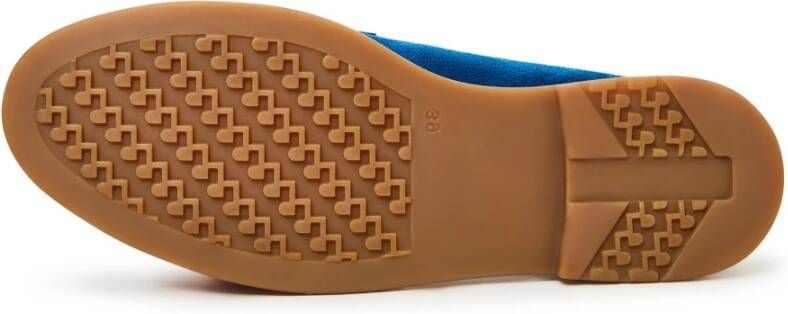 Cesare Gaspari Klassieke platte loafers Blauw Blue Dames