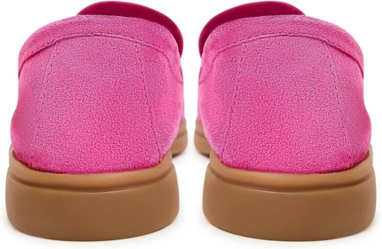 Cesare Gaspari Klassieke platte loafers Fuchsia Pink Dames