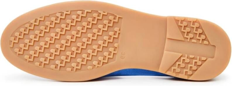 Cesare Gaspari Klassieke platte loafers Lichtblauw Blue Dames