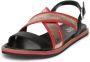 Cesare Gaspari Kleurrijke Metallic Open Teen Sandalen Black Dames - Thumbnail 4