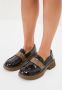 Cesare Gaspari Lakleren loafers Zwart Black Dames - Thumbnail 7