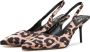 Cesare Gaspari Leopard High Heeled Pumps Brown Dames - Thumbnail 2