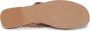 Cesare Gaspari Leren Open Teen Sandalen Brown Dames - Thumbnail 6