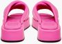 Cesare Gaspari Leren Platform Muiltje Fuchsia Pink Dames - Thumbnail 8