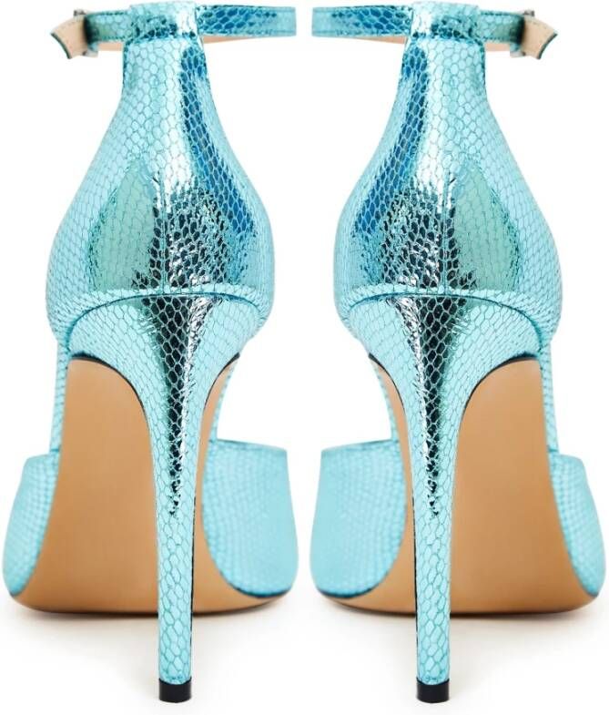 Cesare Gaspari Luxe hoge hakken pumps Blauw Blue Dames