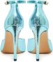 Cesare Gaspari Luxe hoge hakken pumps Blauw Blue Dames - Thumbnail 9