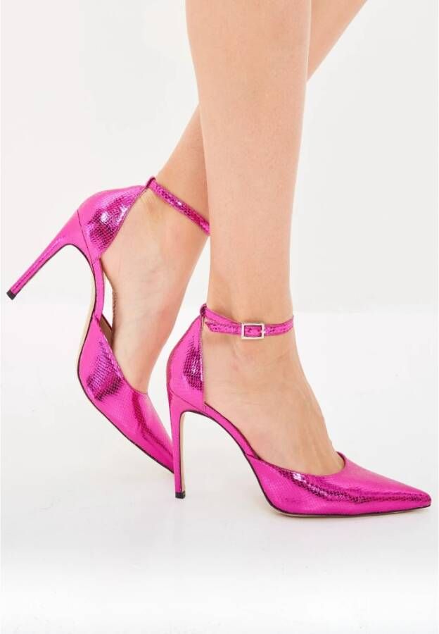 Cesare Gaspari Luxe hoge hakken pumps Roze Pink Dames