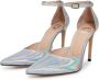 Cesare Gaspari Luxe hoge hakken pumps Zilver Gray Dames - Thumbnail 3