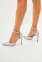 Cesare Gaspari Luxe hoge hakken pumps Zilver Gray Dames - Thumbnail 6