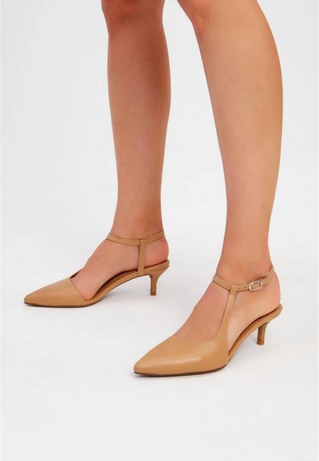 Cesare Gaspari Luxe Klassieke Beige Pumps Beige Dames