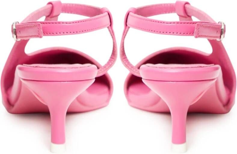 Cesare Gaspari Luxe Klassieke Pumps Fuchsia Pink Dames