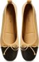 Cesare Gaspari Luxe Leren Ballerina's Beige Dames - Thumbnail 5