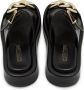 Cesare Gaspari Luxe Leren Ketting Sandalen Black Dames - Thumbnail 6