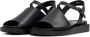 Cesare Gaspari Luxe Leren Plateau Sandalen Alina Black Dames - Thumbnail 2