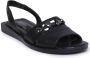 Cesare Gaspari Luxe Leren Sandalen Black Dames - Thumbnail 4