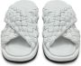 Cesare Gaspari Luxe Leren Sandalen Wit White Dames - Thumbnail 5