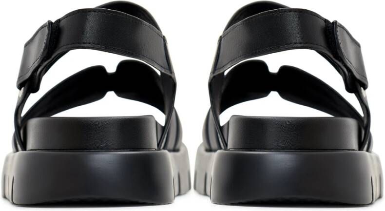 Cesare Gaspari Luxe Plateau Sandalen Black Dames