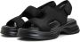 Cesare Gaspari Luxe Platform Sandalen Black Dames - Thumbnail 2