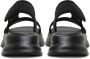 Cesare Gaspari Luxe Platform Sandalen Black Dames - Thumbnail 3